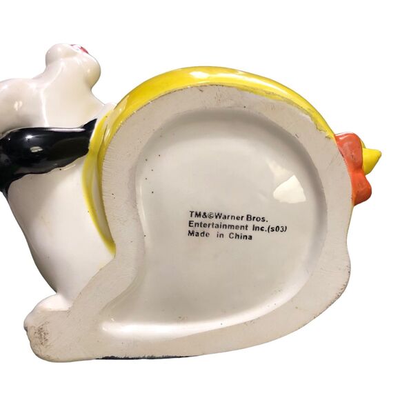 Vintage Looney Tunes Character Planter; Sylvester & Tweety Bird Ceramic Dish - Picture 8 of 12